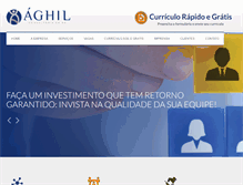 Tablet Screenshot of aghil.com.br